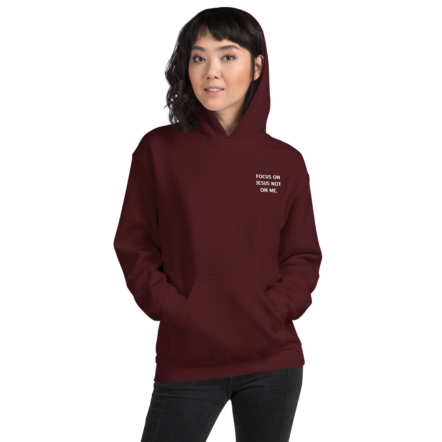 Unisex Hoodie Focus on Jesus not on me