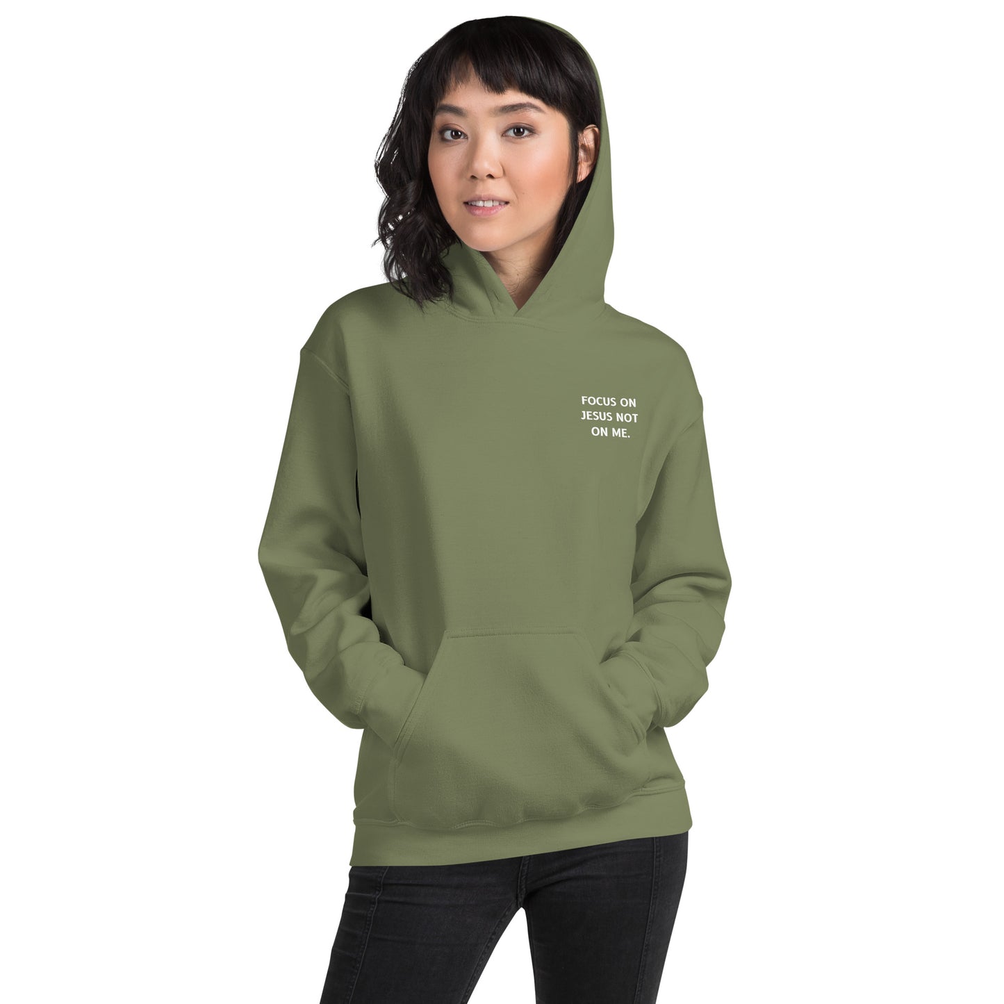 Unisex Hoodie Focus on Jesus not on me