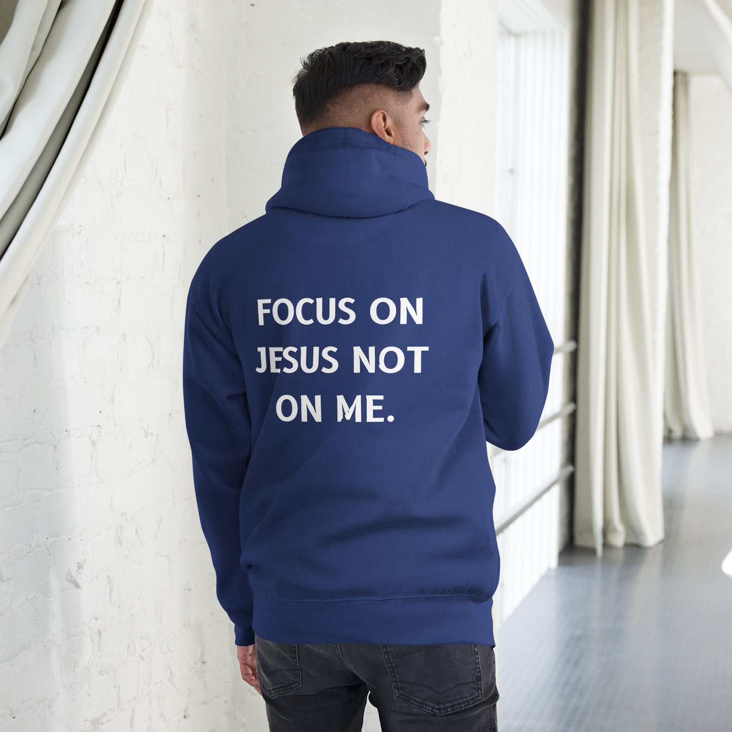 Focus on Jesus not on me Unisex Hoodie